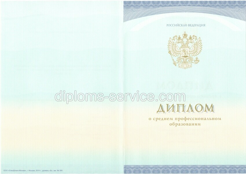 Диплом о среднем образовании (Спецбланк) 2014-2025 годов-фото2