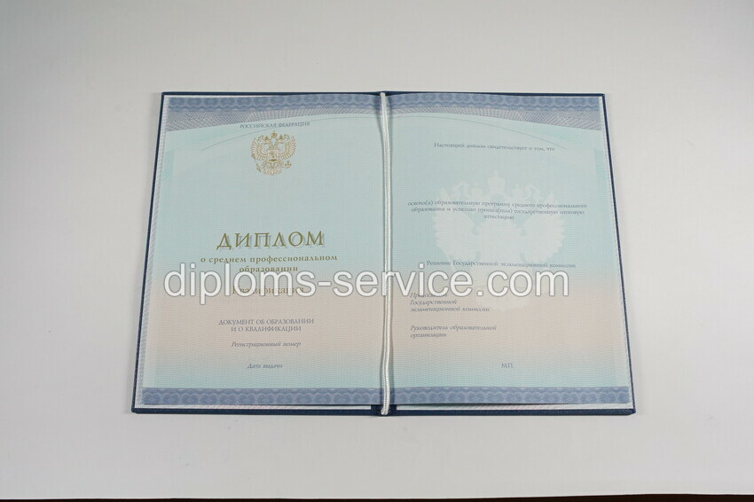 Диплом о среднем образовании (Спецбланк) 2014-2025 годов-фото4